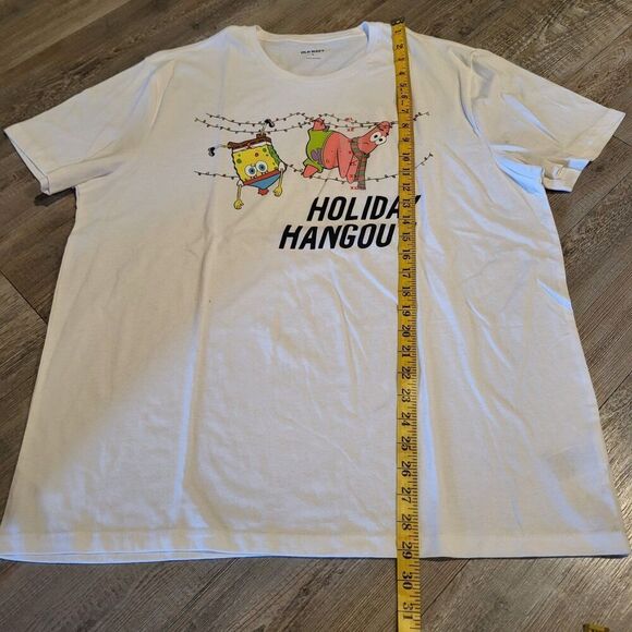 New Old Navy SpongeBob SquarePants Holiday Hangout Graphic Tee Shirt Mens XL - Picture 6 of 6